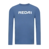 Camiseta de Pesca Performance Redai Team Azul Manga Longa