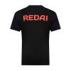 Camiseta de Pesca Performance Redai Team Preto Manga Curta